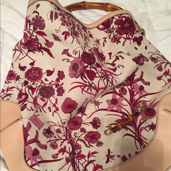 Gucci Floral Satchel purse - Picture 1 of 7